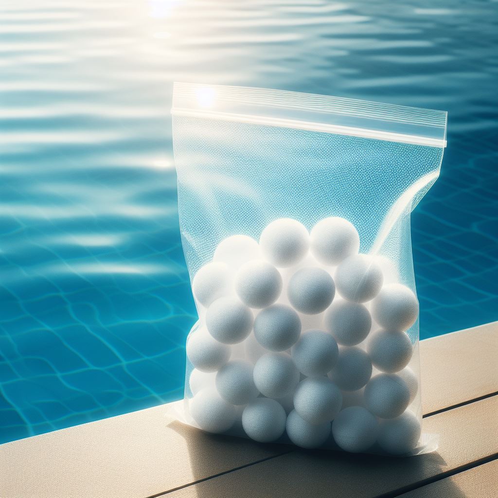 Pool filter balls